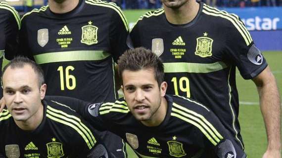 Jordi Alba amenaza a un periodista tras el partido contra Australia