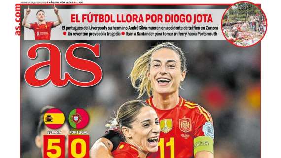 "Así se empieza una Eurocopa" señala el diario AS en portada