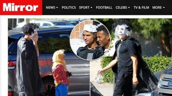 FOTO - El curioso disfraz de Cristiano para festejar el carnaval