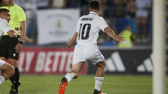 Sergio Arribas con el Castilla