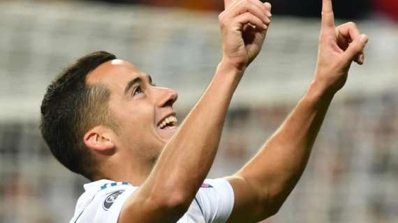 Lucas Vázquez anota su primer doblete con el Real Madrid