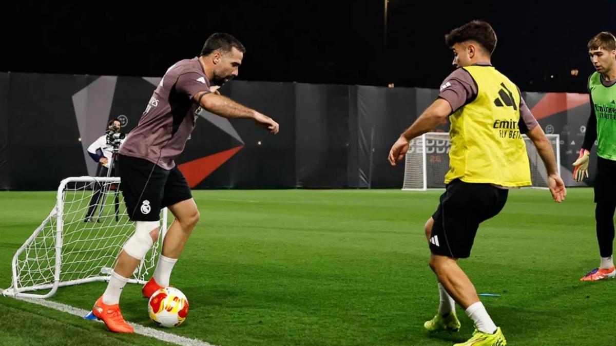 Día de recuperación con tres dudas en el entrenamiento del Real Madrid
