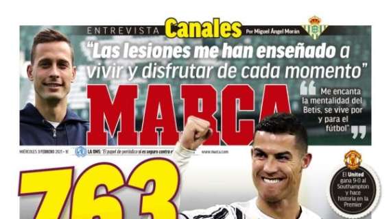 PORTADA - Marca, con Cristiano Ronaldo: “763 goles: récord mundial"