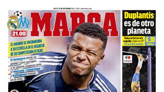 "La Champions de Mbappé": la portada del diario Marca