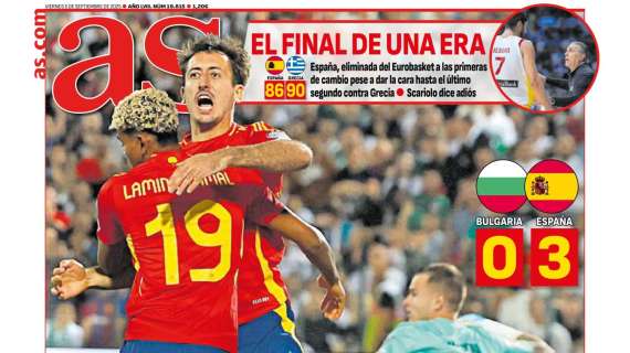 "Esto pinta muy bien" señala en portada el diario AS