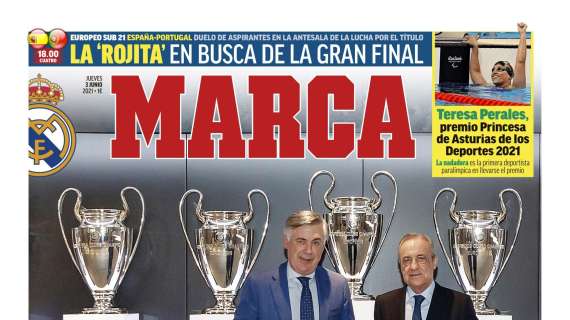 PORTADA | Marca, con 'Carletto': “¿Ramos? No me imaginaba un Madrid sin Ancelotti y pasó”
