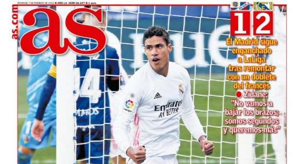 PORTADA - As destaca al francés: "Varane vale por dos"