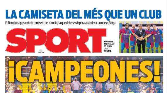 PORTADA | Sport: "¡Campeones!"