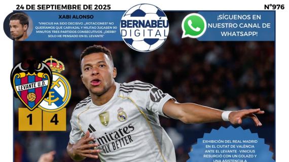 La victoria del Real Madrid, protagonista en la portada de Bernabéu Digital