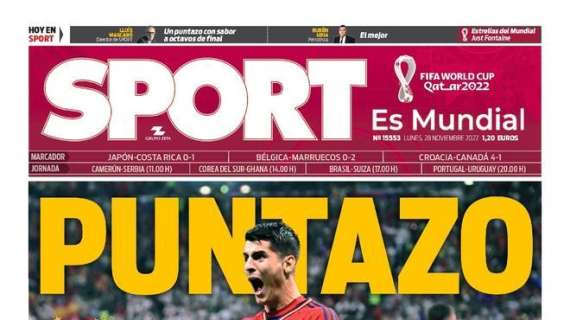 PORTADA | Sport: "¡Puntazo!"