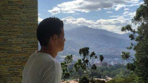 James, de paso por Medellín