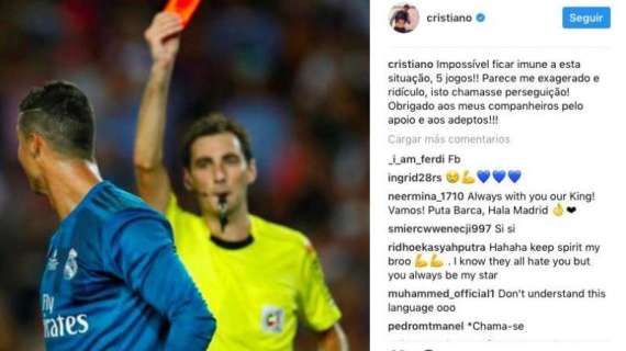 FOTO - Cristiano estalla: "Exagerado y ridículo, esto se llama persecución"