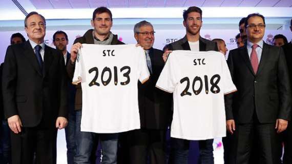 El Real Madrid y STC prorrogan su acuerdo de patrocinio