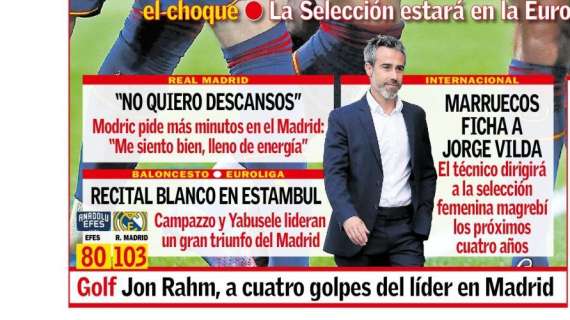 PORTADA | AS: "Recital blanco en Estambul"