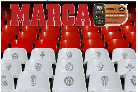 PORTADA - Marca, con el inicio de LaLiga: "Llenos de pasión"