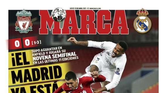 PORTADA - Marca: “¡El Madrid ya está ahí!"