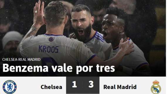 As: "Benzema vale por tres"