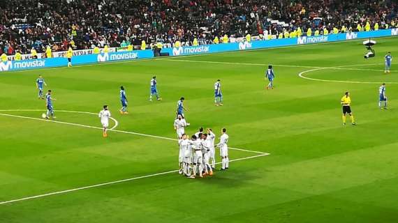 FOTO BD - Así celebró el Madrid el gol 300 de Cristiano en Liga