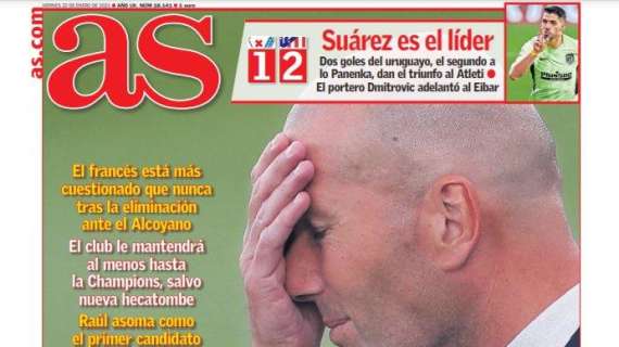 PORTADA - As: "Zidane en el alambre"