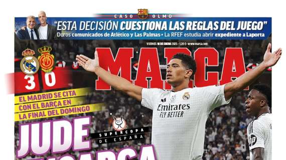 La portada de Marca tras el triunfo ante el Mallorca: "Jude encarga otro clásico"