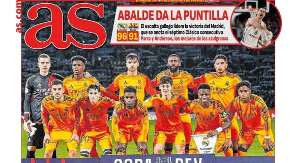 AS saca en portada a la "sangre nueva" del Real Madrid 