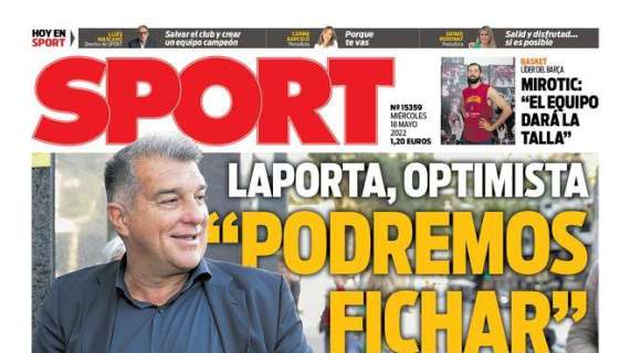 PORTADA | Sport, Laporta: "Podremos fichar"