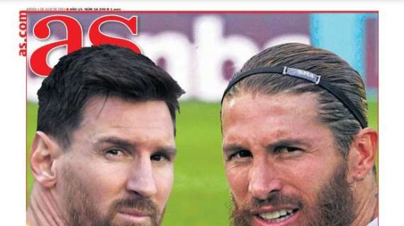 PORTADA | As: "Sergio Ramos y Messi: dos 'cracks' andan sueltos"