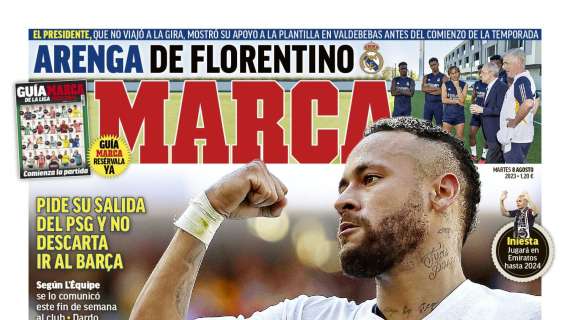 PORTADA | Marca: "Neymar, el que faltaba"