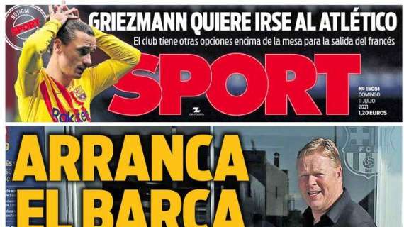 PORTADA | Sport: "Arranca el Barça"