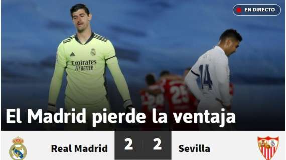 AS | "El Madrid pierde la ventaja"