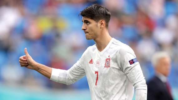 &Aacute;lvaro Morata con Espa&ntilde;a