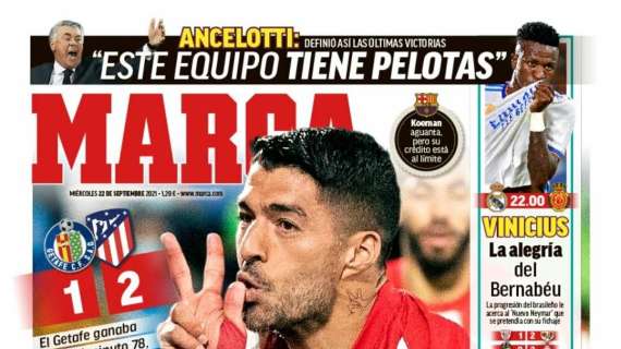 PORTADA | Marca, con Ancelotti: "Este equipo tiene pelotas"