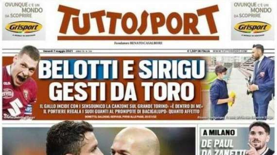 PORTADA | Tuttosport confía en el reencuentro: "Zizou-Juve, atracción fatal"