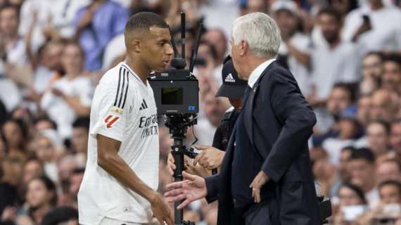 Mbapp&eacute; y Ancelotti,Real Madrid