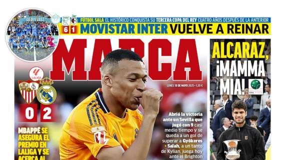 "El Pichichi a por la bota" destaca Marca en su portada