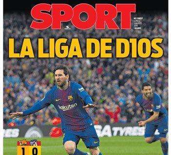 PORTADA - Sport "La Liga de D10S"