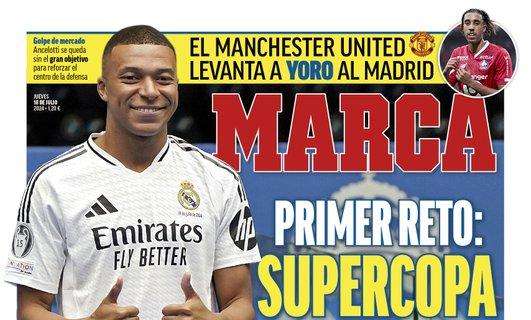 PORTADA | Marca: "Primer reto, Supercopa de Europa"