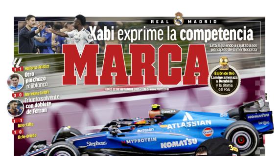 Marca destaca en su portada la competencia en el Real Madrid