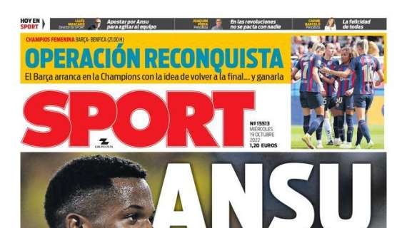 PORTADA | Sport: "El Elche espera truncar la fiesta del Real Madrid"