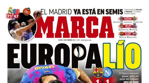 PORTADA | Marca: "Europa lío"