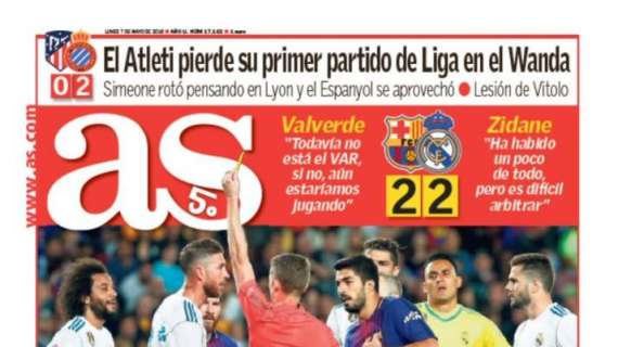 PORTADA - As: "Mucho Clásico y poco árbitro"