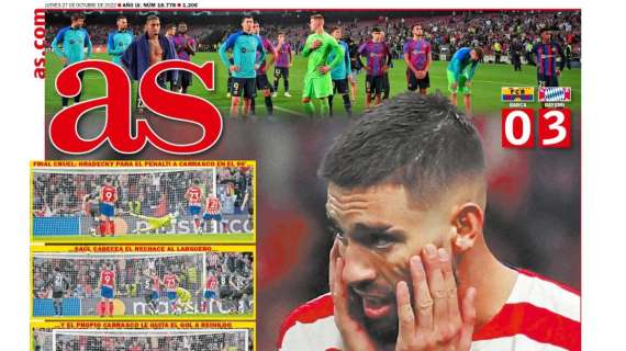 PORTADA | AS: "Noche de terror"