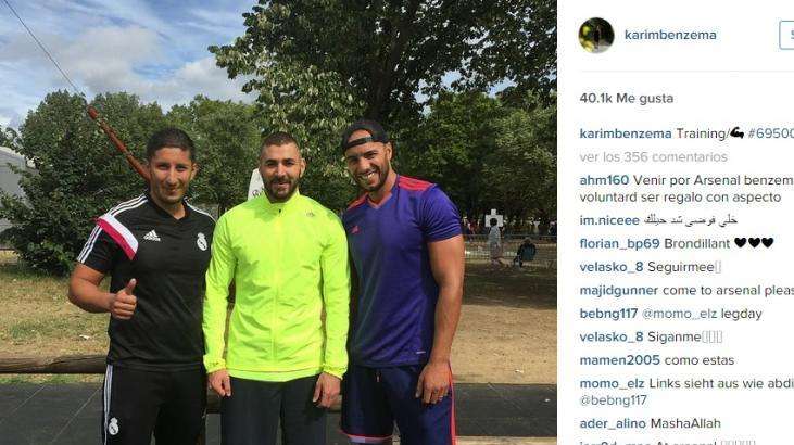 Benzema, entrenando para volver a tope