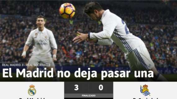 FOTO - AS: "El Madrid no deja pasar una"