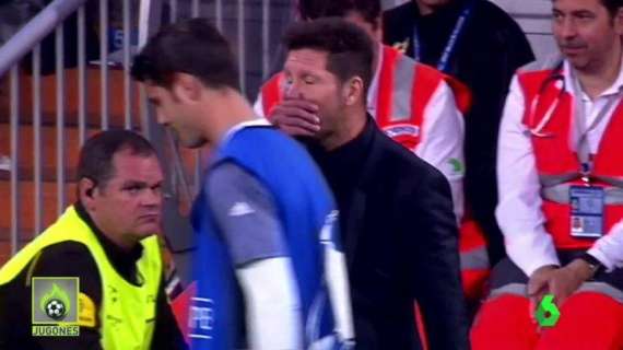 La propuesta de Simeone a Morata durante el derbi: "Vente conmigo al Atlético"