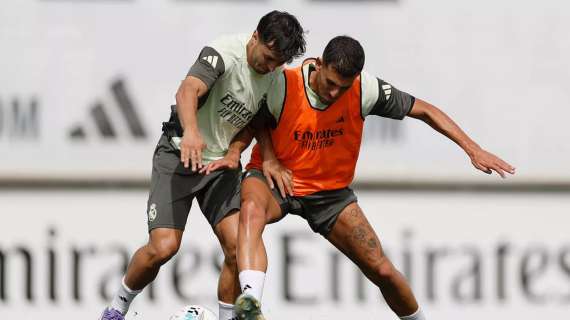 Ceballos, protagonista en el último entrenamiento del Real Madrid
