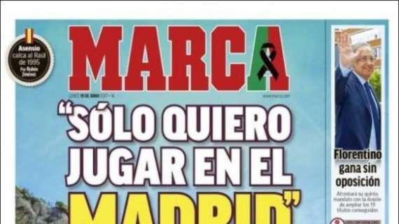 PORTADA - Marca muestra las intenciones de Mbappé: "Sólo quiero jugar en el Madrid"