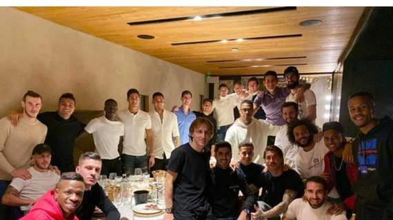 Todos los detalles de la cena de los jugadores del Real Madrid