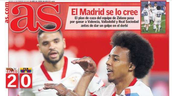 PORTADA - As, sobre las opciones blancas en LaLiga: "El Madrid se lo cree"