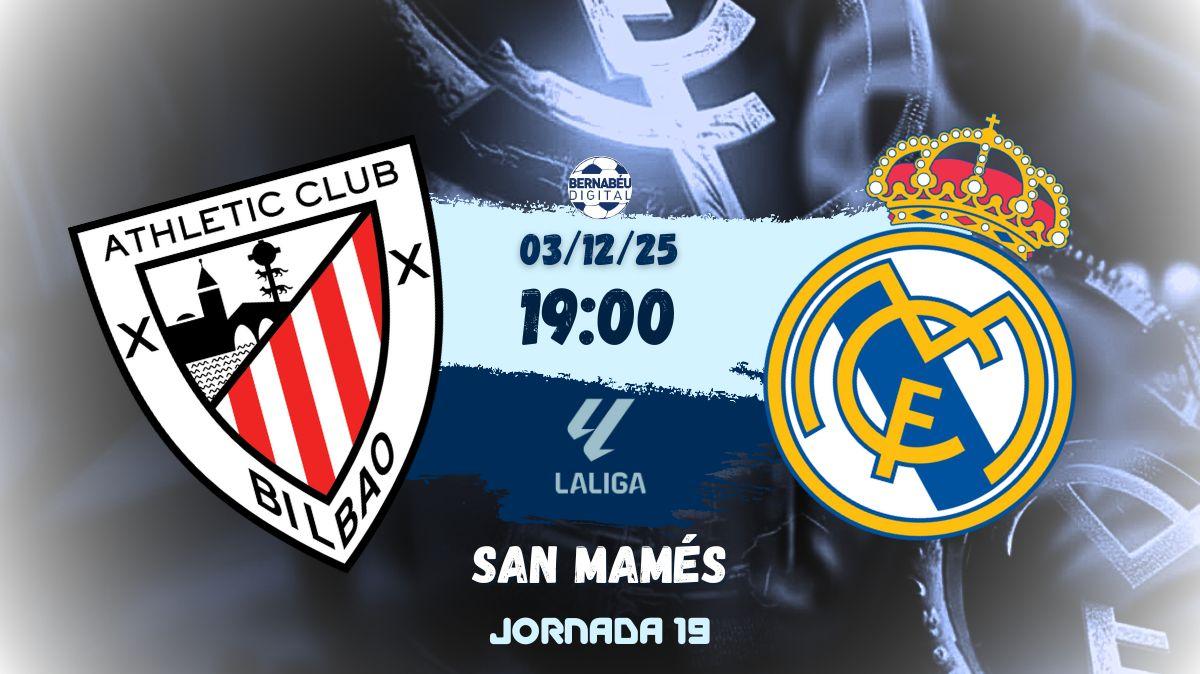 Athletic Club - Real Madrid | ¡Sigue aquí la mejor previa!